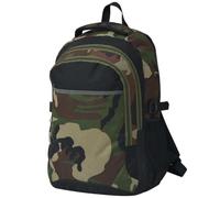vidaXL Schulrucksack Laptop-Rucksack Sporttasche Freizeitrucksack 40 L Tarnfarbe