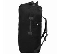 vidaXL Seesack Düffelbeutel Wandertasche – Bundeswehr Army-Style 85L Schwarz