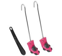 vidaXL Stiefelspanner mit Schuhanzieher Rosa EU 34-40 Kunststoff Rosa 155248