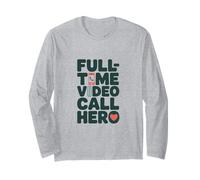 Videoanruf Hero Filipino Expat Family Langarmshirt