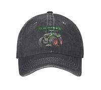 VIDOJI Baseballkappe Klassisch lässig Deutsche Traktoren Männer Frauen Baseballkappen Farmer Landwirtschaft Distressed Baumwolle Hüte Retro Outdoor Sommer Snapback Cap