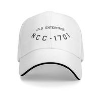 VIDOJI Unisex-Baseballkappe Design Starship Registry USS Enterprise NCC-1701 Zeug Männer Frauen Trucker Mütze Mode Snapback Cap Geschenk