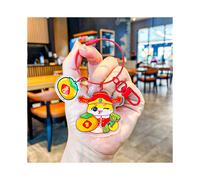 (Viel Glück) Schlange Eleganter Jahres-Schlüsselanhänger aus Acryl, wunderschön verpacktes Geschenk