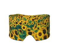 Viele schöne Sonnenblumen, Vollständige Augenabdeckungen, lichtblockierende Augenmaske, Schlafaugen- und Ohrenschützer