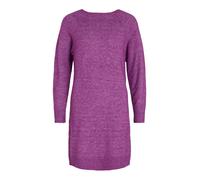 VIELLA REV-NECK L/S KNIT DRESS/SU Orange XS