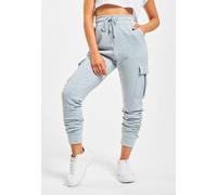 vielseitige DEF Damen Hose Kordelzug Fleece 300 g/m² mit Baumwolle Grau M