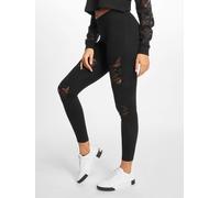 vielseitige URBAN CLASSICS Damen Hose Stretch 225 g/m² mit Baumwolle Schwarz XXL