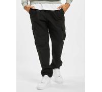 vielseitige URBAN CLASSICS Herren Hose Kordelzug Taschen 225 g/m² mit Baumwolle Schwarz S