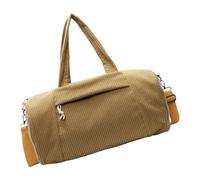 Vielseitiger Turnbeutel aus Cord mit verstellbarem Riemen, geräumige, leichte Reisetasche für Fitness, Reisen, Essentials, Workout-Tasche für Damen, gelb, Mass Beauty