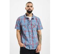 Brandit Shirt Roadstar Kurzarm Rot/Blau Größe XL