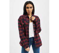 vielseitiges Urban Classics Damen Polo-Shirt Oversize 180 g/m² mit Baumwolle Navy/Rot XS