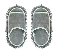 VIGAR - Hausschuhe - Mikrofaser - 32 x 16,5 x 4 cm - Rengo Kollektion - Größen 38-42 - Lustige und Bequeme Hausschuhe - Herren und Damen - Grau, Grau und Grün