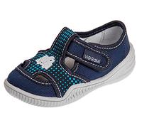 Viggami I.T.G. Jungen Hausschuhe Little Adam (Dunkelblau/Blau, 25)