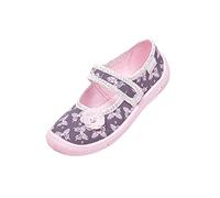Viggami Kinder Mädchen Slipper Hausschuhe mit atmungsaktiver Sohle Innensohle aus Leder Danusia 32 EU