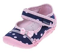 Viggami Mädchen Hausschuhe Majka (Dunkelblau,25)