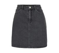 Jeansrock VILA "VIKAJA JAF LBD DENIM SKIRT- NOOS", Damen, Gr. 34, grau (grau denim), Denim/Jeans, Obermaterial: 99% Baumwolle, 1% Elasthan, unifarben, casual, figurbetont kurz, Röcke (79777821-34) gra