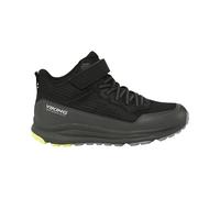 Viking Footwear Junior´s Flow Mid Wp 1v Black/charcoal 38