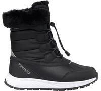 Viking Footwear Juniors' Equip Warm Waterproof Zip Black/Granite 38