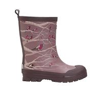 Viking Jo l l y Pr i n t Th e r m o Rubber Boots, Dusty Pink/Multi, 33