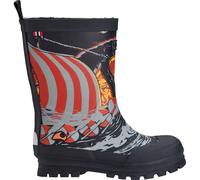 Viking Jolly Print Gummistiefel, Schwarz, 25
