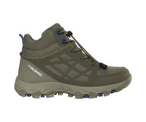 Viking - Kid's Track Mid Waterproof SL - Wanderschuhe, Gr. 33, oliv (Olive)