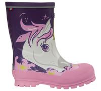 Viking - Kid's Jolly Print - Gummistiefel, Gr. 34, rosa (Purple/Multi)