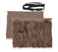 Viking Stiefelstulpen aus Polyester mit Verstellbaren Riemen | 42 Cm, für Damen und Herren, Mittelalterlicher Look, Halloween und Bühnenauftritte