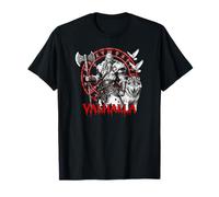 Vikings nordischer Mythos Vegvisir Mystic Wolf Valahala Wikinger T-Shirt