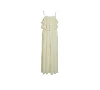 Vila Fließendes Maxikleid mit Volants Modell 'CHIFFON' in Offwhite, Größe 40