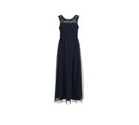 Vila Damen Kleid VILYNNEA Maxi Dress - NOOS Total Eclipse/Elastic (DE/NL/SE/PL, Numerisch, 36, Regular, Regular, total Eclipse)