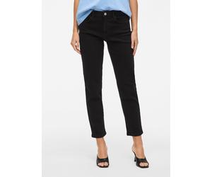 Vila - Bekleidung Vialice Rw Straight Jeans Blksol16- Noos - Schwarz - Größe 34 X 32