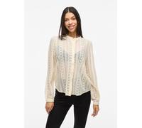 Vila Chikka Lace Langarmbluse