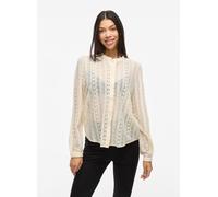 Vila - Bekleidung VICHIKKA LACE L/S SHIRT- NOOS - weiß - Größe XS