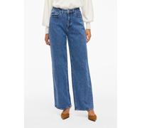 Vila - Bekleidung Vifreya Jaf Hw Wide Jeans - Noos - Blau - Größe 38 X 32