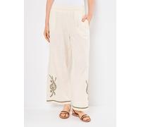 Vila - Bekleidung VIJOSLA HW 7/8 WIDE PANTS - Beige - Größe 40