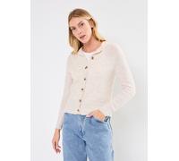 Vila - Bekleidung VIJULAJA O-NECK L/S KNIT CARDIGAN - Beige - Größe M