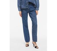 Vila - Bekleidung Vikelly Hw Straght Denim Jeans Cre Mbd/R - Blau - Größe 36