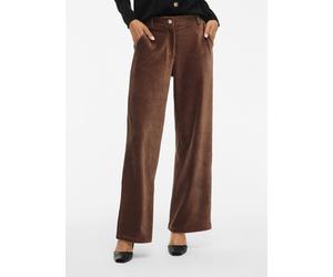 Vila - Bekleidung Vikita Rw Wide Corduroy Pants - Noos - Braun - Größe S