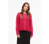 Vila - Bekleidung Vilory O-Neck L/S Knit Cardigan-Noos - rosa - Größe XS