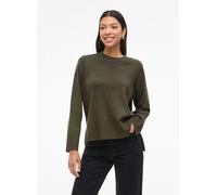 Vila - Bekleidung Viostria O-Neck L/S Knit Top-Noos - grün - Größe M