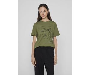Vila - Bekleidung VISYBILLA O-NECK S/S T-SHIRT/PB - grün - Größe XS
