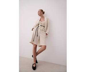 Vila Bermudas "Flea" in Creme - Größe 36 | Shorts