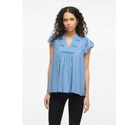 Vila Bluse in Hellblau - Größe 36 | Damen Blusen