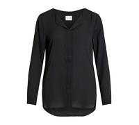 Vila Clothes Damen VILUCY L/S Shirt - NOOS Bluse, per Pack Schwarz (Black Black), 40 (Herstellergröße: L)