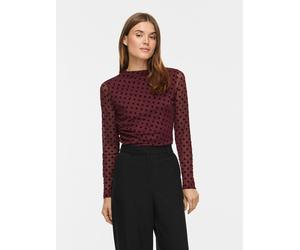 Vila Bluse "Rikke" in Bordeaux - Größe L | Damen Blusen