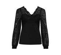 Vila Bluse "Vialia" in Schwarz - Größe XL | Damen Blusen
