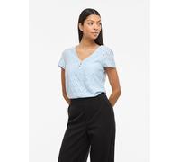 Vila Bluse "Viamalina" in Hellblau - Größe M | Damen Blusen