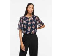 Vila Bluse "Viemma" in Dunkelblau - Größe 42 | Damen Blusen