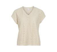Vila Bluse "Vimerinda" in Beige - Größe M | Damen Blusen