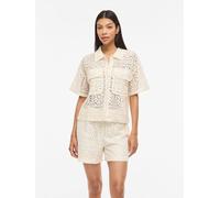 Vila Bluse "Vimerinda" in Beige - Größe S | Damen Blusen